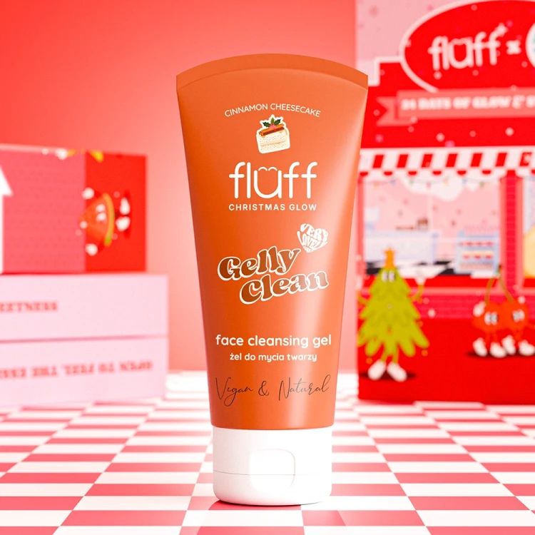 Fluff - Żel do mycia twarzy - Cinnamon Cheesecake 75ml