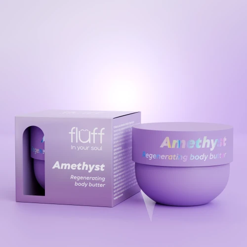 Masło do ciała z ametystem - Regenerujące