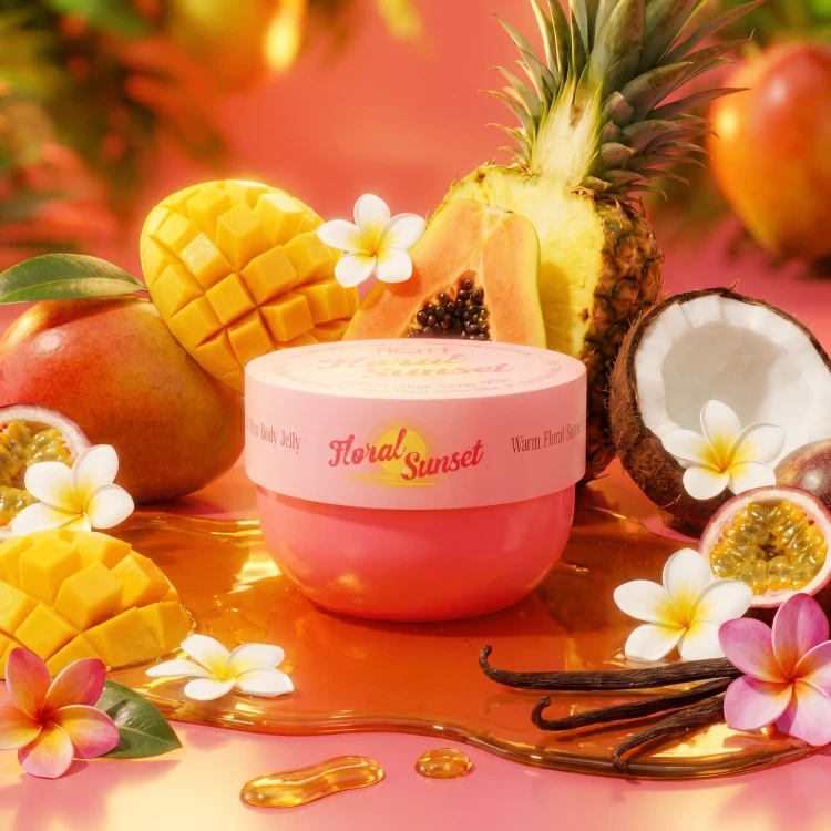 Fluff Floral Sunset - Galaretka do ciała 150 ml