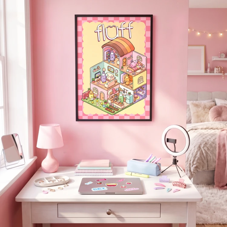 Plakat B3 Fluff Faces House.jpg
