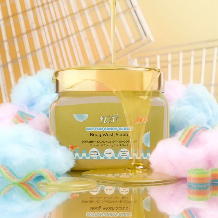 Fluff Peeling do mycia ciała Cotton Candy Cloud 350ml