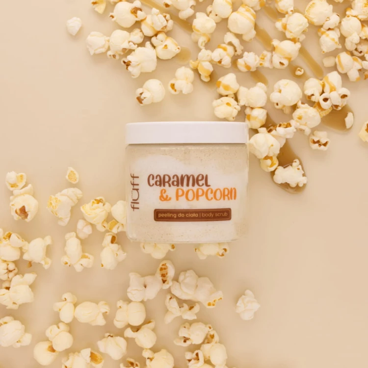 Peeling do ciała o zapachu karmelu i popcornu