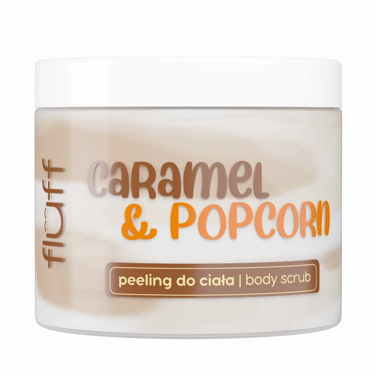 Peeling do ciała zapachu karmelu i popcornu