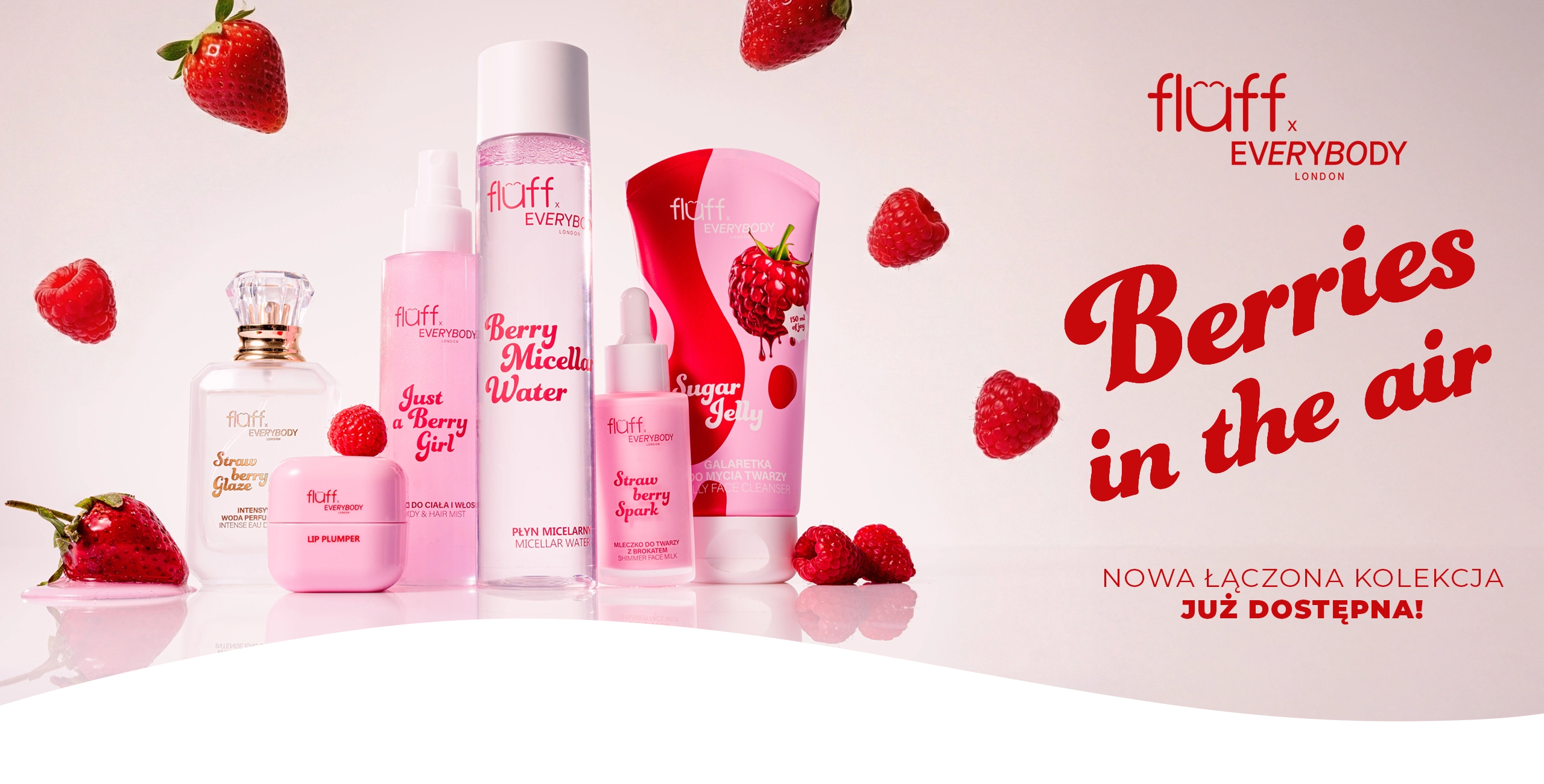 baner kolekcji FLUFF wraz z EVERYBODY LONDON