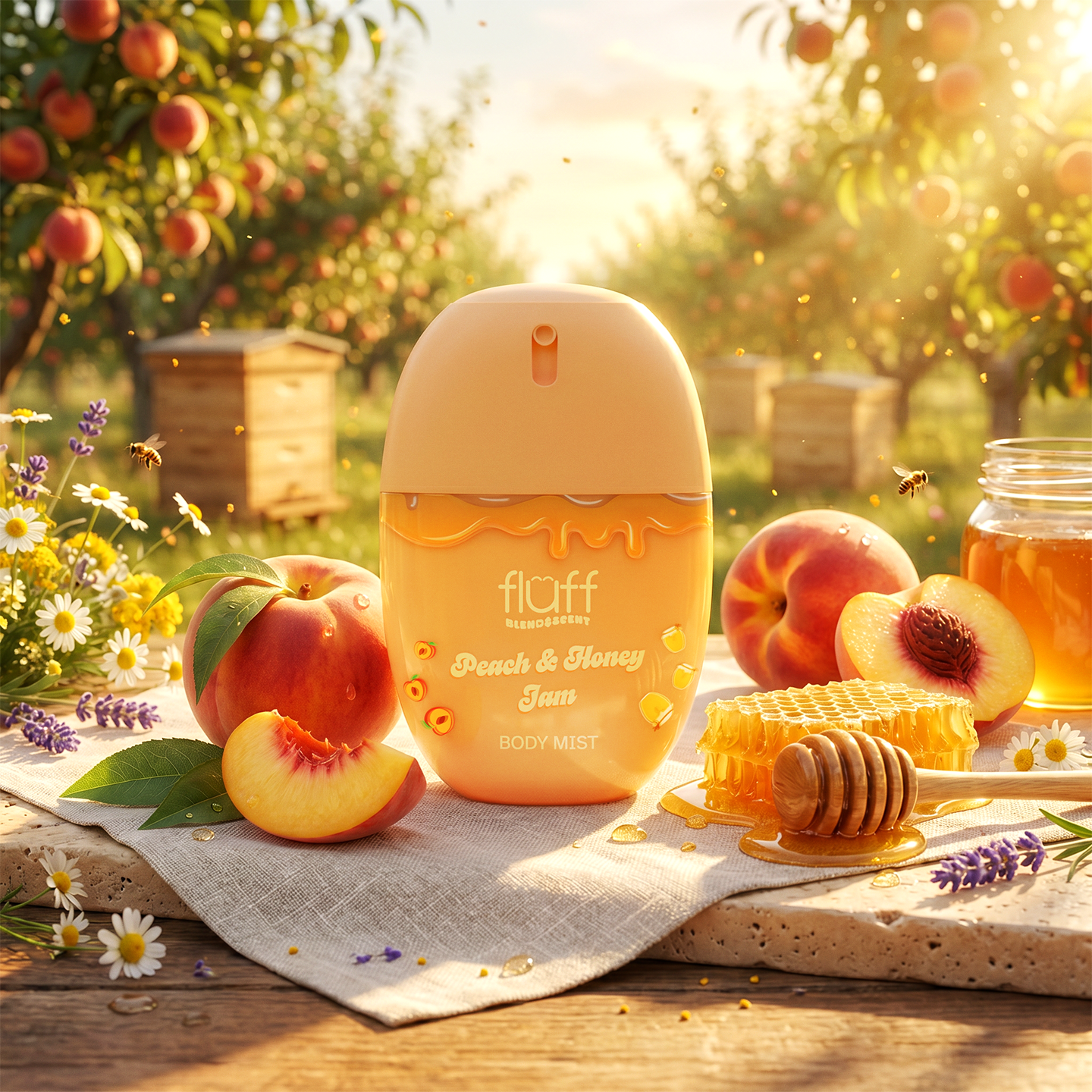 Mgiełka do ciała Fluff Peach Honey Jam 50 ml